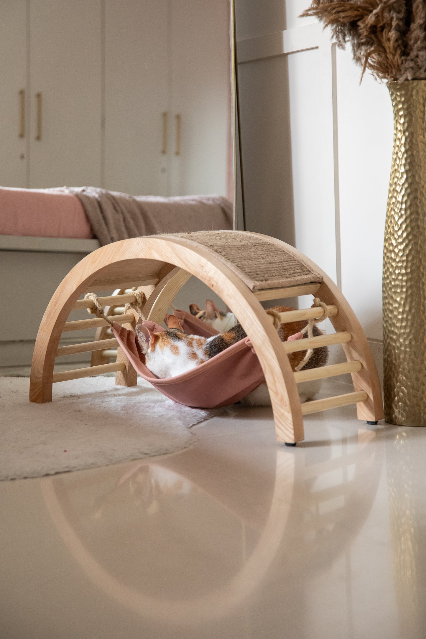 Purradise Cat Bed | With Scratch Pad For Cats